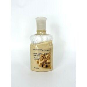 BATH AND BODY WORKS PLEASURES WARM VANILLA SUGAR BODY LOTION 8 FL OZ